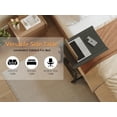 thumbnail image 6 of Hospital Bedside Table with Wheels Adjustable Height Sofa Side, Rolling Hospital Table, Mobile Computer Desk Laptop Table for Living Room, Bedroom & Office, Black, 6 of 8