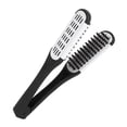 thumbnail image 4 of Hair Straightener Clamp, Straight Hair Hair Styling Tool Spring Multifunctional Double Sided Brush Clamp  For Improves Hair Health For Women For Men White, 4 of 8