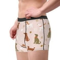 thumbnail image 3 of Wukai Star Cute Dog Print Men’s Underwear Breathable Boxer Briefs,&nbsp;Moisture Wicking & Breathable-XX-Large, 3 of 7