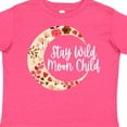 thumbnail image 4 of Inktastic Baby Stay Wild Moon Child Crescent Moon with Flowers Girls Toddler T-Shirt, 4 of 5