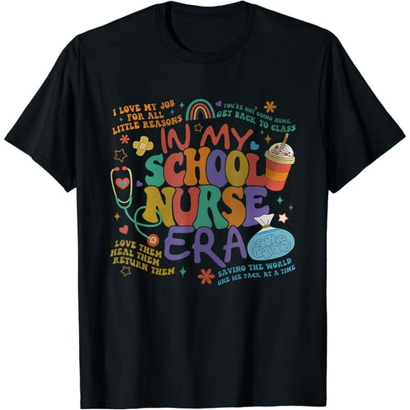 Women In My School Nurse Era School Nurse Week 2024 T-Shirt