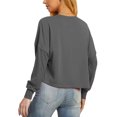 thumbnail image 3 of Soft Everyday Cardigan For Women Knit Top Casual Aesthetic Long Sleeve Button Down Oversized Sweater Jackets Outerwear, 3 of 8