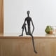 thumbnail image 5 of Figura decorativa, estatua, escultura coleccionable, arte para dormitorio, hogar, decoración de mesa navideña. C 9x9x28cm, 5 of 8
