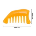 thumbnail image 2 of Unique Bargains 1 Pc Portable Head Massage Comb for Home Orange Yellow Resin, 2 of 5