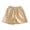 Yellow, variant on Kids' Elastic Waist Striped Shorts Drawstring Casual Shorts with Button Detail