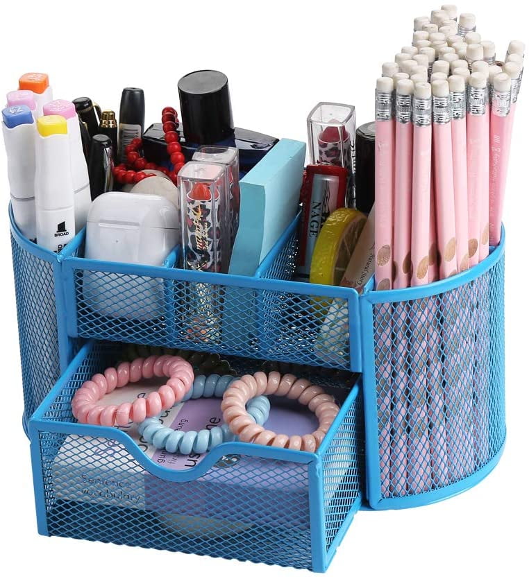 Office School Desk Pen Caddy Organizer Box,Caddies for Office/Students