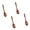 No. 2, variant on hejhncii Handcrafted Nanmu Wooden Spoon Natural Finish Kitchen Utensils for Coffee Soup Dessert