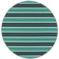 thumbnail image 5 of Style Haven  Martinique Feeling the Blues Striped Indoor Outdoor Rug 6'7" x 9'6" 6' x 9' Outdoor, Indoor Kitchen, Patio, Dining Room Rectangle, 5 of 5