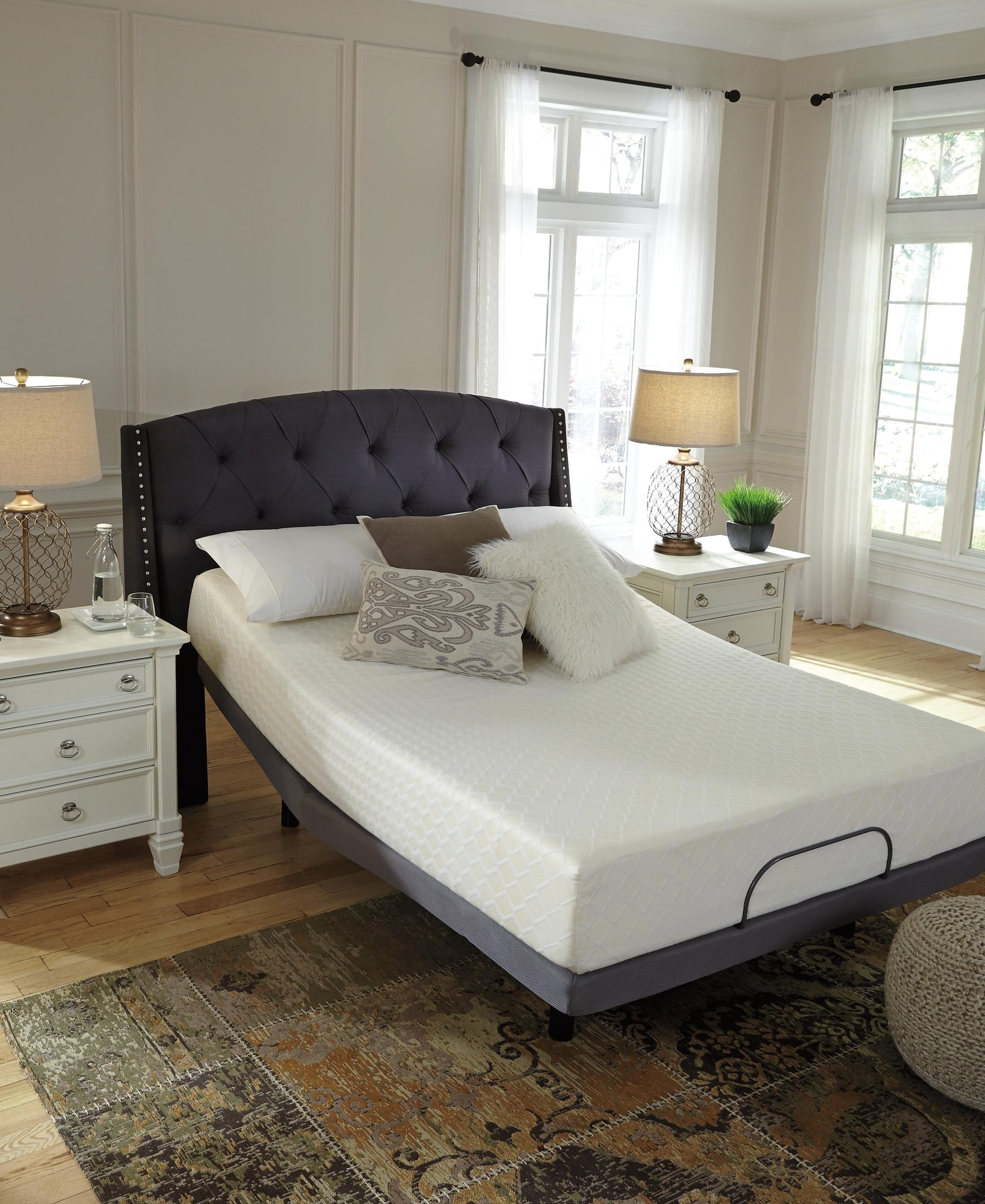Signature Design by Ashley 10 Inch Chime Firm Memory Foam Full Mattress