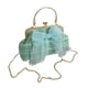 thumbnail image 3 of Bolso de mano con cierre de hebilla Yuyangstore Bolso de felpa Verde, 3 of 8