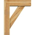 thumbnail image 3 of Ekena Millwork 8"W x 28"D x 36"H Traditional Block Rough Sawn Bracket w/ Offset Brace, Western Red Cedar, 3 of 25