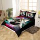 thumbnail image 2 of Funda Nórdica Niñas Microfibra 3pc 90 "x90" 3D Digital Cat Bedding Quilt, 2 of 5