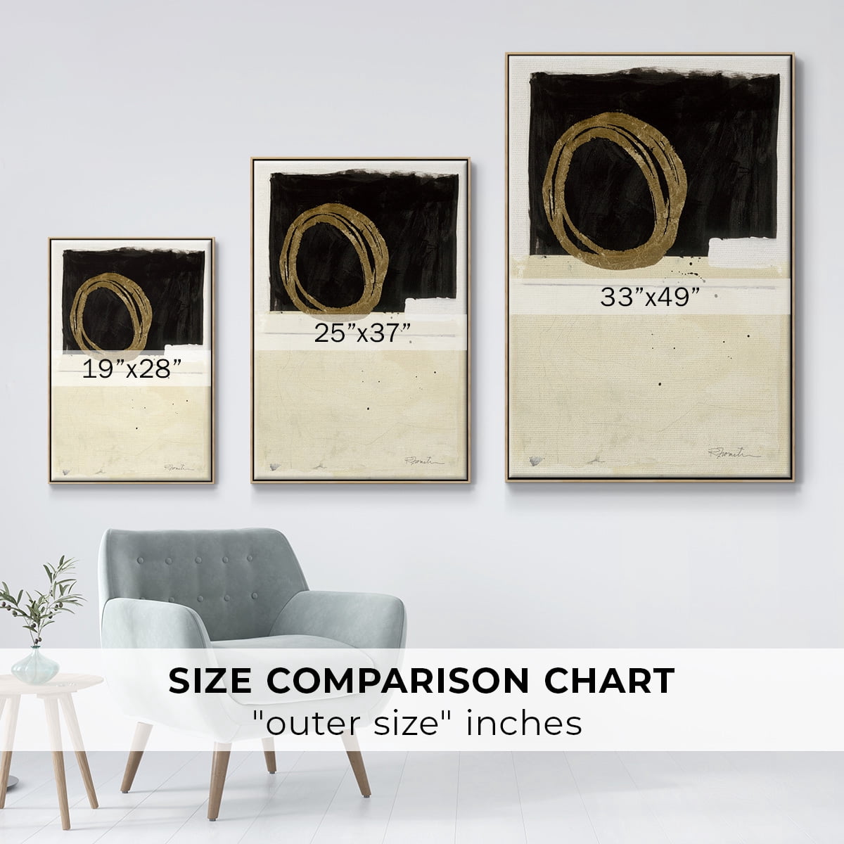 Standing Strong III Framed Premium Gallery Wrapped Canvas - Ready to Hang - 27 x 41 - Natural Wood Floating Frame