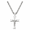Steel Pendant, variant on Crucifix Cross Necklace for Men Women, Stainless Steel Jesus Pendant, Byzantine Chain Jewelry Gift