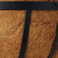 thumbnail image 3 of Arcadia Garden Produits Coco 1593 Solstice Panier Suspendu Rond Planteur, 20 Pouces, Noir, 3 of 6