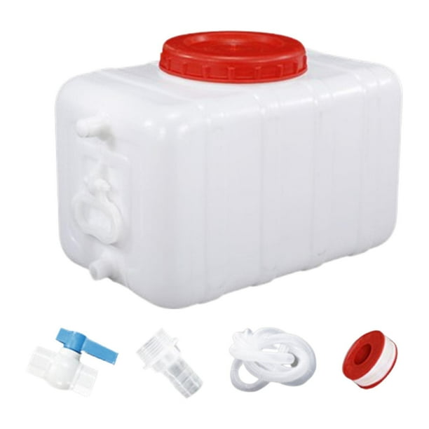 Jarra de agua para acampar, contenedor de agua, barril de agua sin fugas con asa. 25L