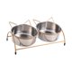 thumbnail image 1 of Tazón para gatos con soporte Tazón de agua para gatos Contenedor de comida Plato antideslizante 14cm Aureate 2 jinwen Cuenco elevado para gatos, 1 of 8