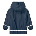 thumbnail image 4 of LIZENG Toddler Boys Girls Hooded Sea Animals Printed Rainproof Jacket Zip Reflective Stripe Rain Coat with Pockets Girls Rain Wear, 4 of 4