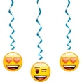 thumbnail image 2 of Unique Industries Emoji Multi-color Animation Birthday Party Decoration Kits, (7 Pieces), 2 of 5