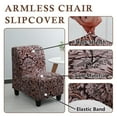 thumbnail image 3 of Slipper Chair Cover Non-Slip Cover for Accent Chair Without Arms Furniture Protector Covers for Living Dining Room, 3 of 5