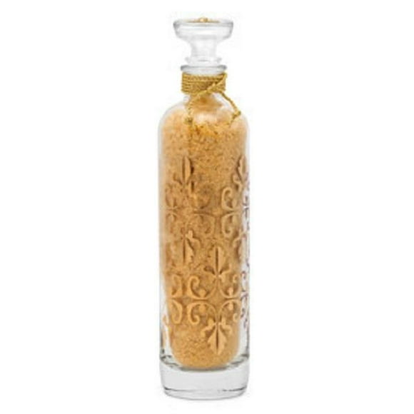 Lady Primrose Royal Extract Bathing Salts Glass 24k Gold Decanters 23oz