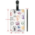 thumbnail image 2 of International Stamps - Luggage ID Tags / Suitcase Identification Cards - Set of 2, 2 of 5