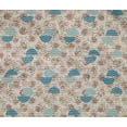 thumbnail image 4 of oneOone Cotton Flex Pastel Gray Fabric Circle Geometric Craft Projects Decor Fabric Printed By The Yard 40 Inch Wide, 4 of 4