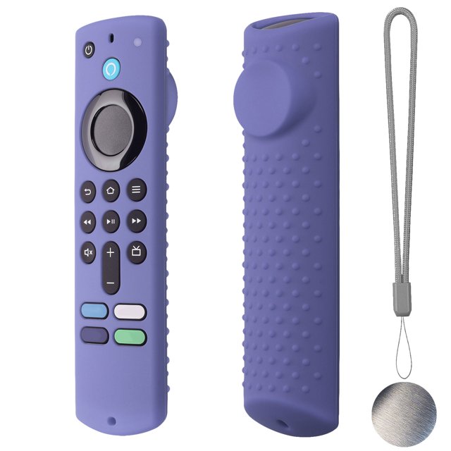Funda protectora de silicona para Fire TV Stick (3.ª generación con Dolby Vision Dolby-Atmos remoto a prueba de golpes antideslizante Universal