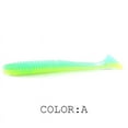 thumbnail image 1 of Cebo blando Luya para peces, hilo de cola en T, doble color, olor a sal, 6,3 cm/8 cm/9,7 cm, 1 of 5