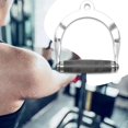 thumbnail image 6 of D Row Handle Cable Attachment Stirrup Handle with Non Slip Grip for Home Gym Back Muscle Workout for Adults, 6 of 9