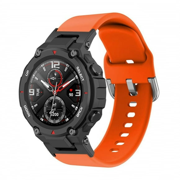 UsRHHA Soft Colorful Watch Straps for Amazfit T-Rex Pro, Silicone Comfortable Fit 5.2-8.5 Inch Wrist, Watch Band Sports Strap