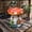 Red, variant on 13.4" Oversized Mushroom Statue Stool, Resin Garden Stool with Hand-Painted Forest Base for Courtyard Lawn Indoor Outdoor Decoration, Red