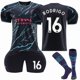 thumbnail image 1 of 23-24 Manchester City Away Kids Football Kit No. 16 Rodrigo 26, 1 of 5