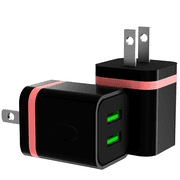 USB Wall Charger, ACE 2-Pack 2.1A/5V Dual Port USB Plug Power Adapter Charging Block Cube Compatible with iPhone 11/12 Pro Max, XR/XS/X 8/7/6 Plus, iPad, Samsung, Moto, Android Phone