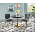 thumbnail image 4 of Drive 40" Round Wood Top Dining Table - Black Gold, 4 of 4