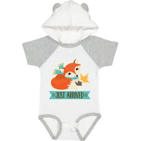 

Inktastic Just Arrived Fox New Baby Gift Baby Boy or Baby Girl Bodysuit