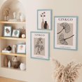 thumbnail image 5 of decorUhome 8x10 Solid Wood Picture Frame, Display 5x7 Pictures with Mat or 8x10 without Mat, Photo Frame for Home Decor, Rustic Blue, 5 of 9