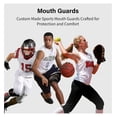 thumbnail image 6 of 3mm Sports Mouth Guard - Athletic Dental Protection for Football, Basketball, Boxing, MMA - Youth & Adult - Black, 6 of 6