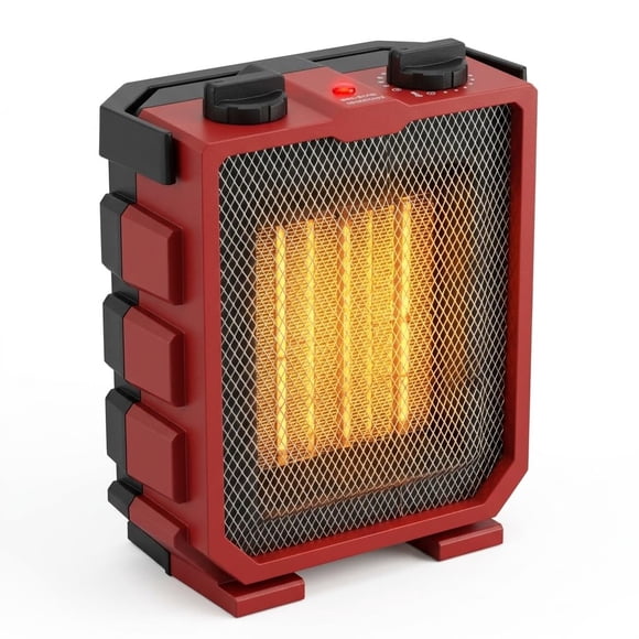 Calefactor de espacio Comfort Zone 1500W cerámico con ventilador 110V rojo