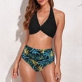 thumbnail image 2 of Bikini de moda para mujer con almohadilla en el pecho sin soporte de acero Correa sexy Traje de baño dividido Playa Conjunto de dos piezas Fridja  nalpqowj53404, 2 of 4