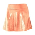thumbnail image 5 of Shorts for Girls Shiny Flared Metallic Skater Skort, 5 of 5