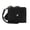 Black, variant on Montana West Small Wallet for Women Floral Embossed RFID Bifold Mini Card Holder with Tassel, Black