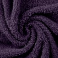 thumbnail image 3 of Superior Eco-Friendly Cotton Solid 12-Piece, Eggplant, Towel Set, 3 of 5