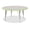 Driftwood/Key Lime, variant on Round Activity Table - 36" Diameter, E-height - Driftwood Gray/Gray/Gray
