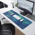 thumbnail image 2 of Elevate Your Game with XL World Map Mouse Pad: Waterproof, Anti-Slip Base, Stitched Edges - Perfect for Gaming & Office (Black, 31.5x11.8), 2 of 7