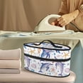 thumbnail image 2 of HELLHERO Dustproof Travel Iron Storage Case Dolphin Lightweight Travel Bag Travel Carrying Case, Bag Only, 2 of 6