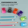 thumbnail image 4 of BAZIC Pencil Sharpener Single Hole Blade w/ Receptacle, 6-Pack, 4 of 7