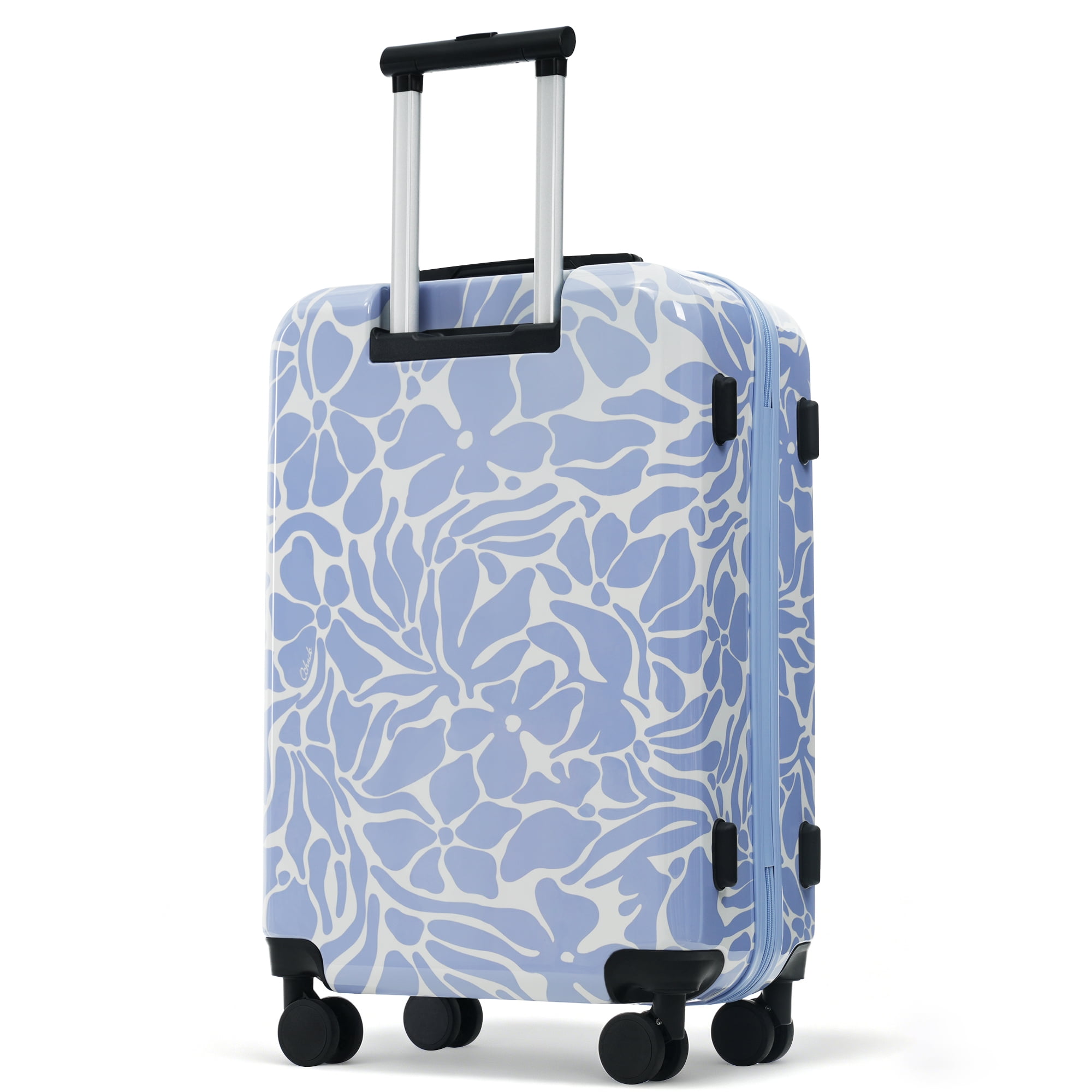 Euroco 5 Piece Luggage Sets,Hardside Suitcase Set with TSA Lock & Spinner Wheels,Lightweight Durable Travel Luggage for Men Women,14/16/20/24/28 Inch,Blue