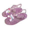 thumbnail image 3 of Jelly Sandals for Girls Toddler Kids Cute Animal Rainbow Open Toe Princess Summer Beach Flats Dress Shoes, 3 of 6