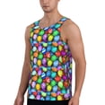thumbnail image 2 of Haiem Colorful Easter Eggs1 Men Workout Tank Top Gym Bodybuilding Sleeveless Muscle T Shirts Athletic Tank Breathable Workout Shirt-4X-Large, 2 of 9